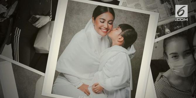 VIDEO: Denada Tutup Kaca Kamar Mandi demi Anak