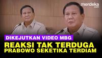 Reaksi Tak Terduga Prabowo, Terdiam Dikejutkan Video Tawa Anak Makan MBG