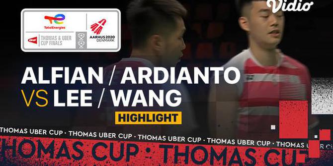 VIDEO Piala Thomas 2020: Fajar Alfian / Muhammad Rian Ardianto Kalah, Indonesia Vs Chinese Taipei 1-1