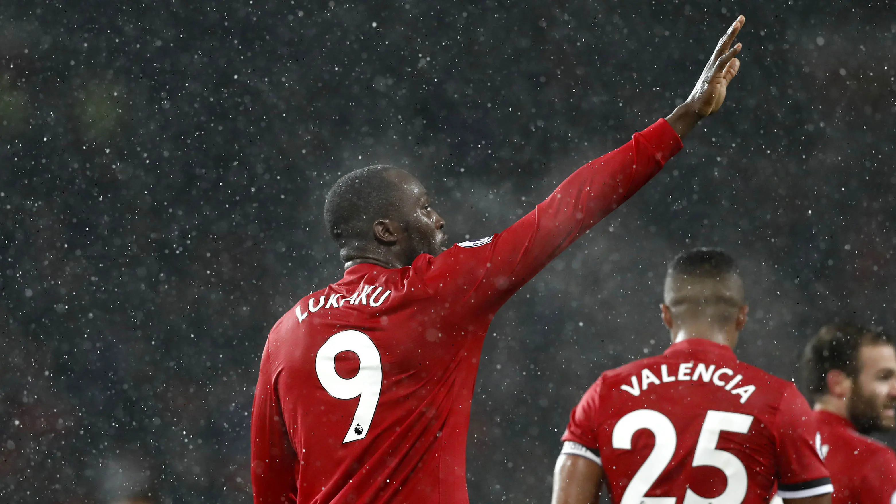 5. Romelu Lukaku (Manchester United) - 10 Gol. (AP/Martin Rickett)
