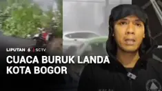 Cuaca ekstrem yang melanda Kota Bogor, Jawa Barat, pada Rabu sore (15/4) mengakibatkan bencana banjir, pohon tumbang dan angin kencang di sejumlah wilayah. Beberapa rumah rusak akibat fenomena cuaca buruk ini.