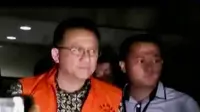 Ketua DPD RI Irman Gusman ditahan Komisi Pemberantasan Korupsi (KPK).
