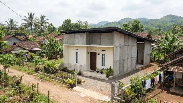 Model Rumah Desa 2 Kamar Tidur