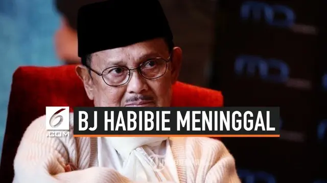 Setelah dirawat kurang dari dua minggu di RSPAD Gatot Soebroto Presiden ke-3 Republik Indonesia BJ Habibie meninggal dunia di usia 83 tahun pada Rabu (11/9/2019) pukul 18.05 WIB. Hal ini disampaikan oleh anak BJ Habibie, Thareq Kemal Habibie.