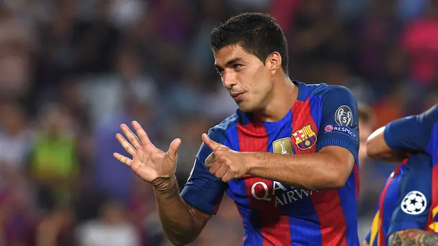 Luis Suarez Cetak Dua Gol