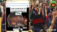 Penelusuran klaim foto kondisi rumah Sri Mulyani kebakaran saat dijarah