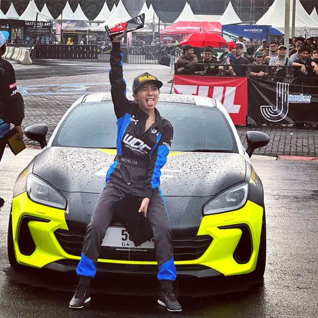 7 Potret Rachel Florencia Jadi Juara 1 Dalam Ajang Women's Drift Challeng