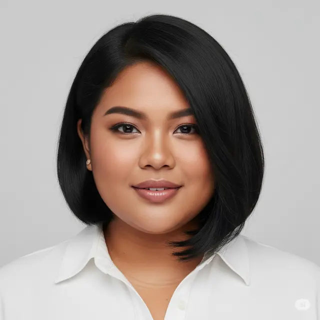 6 Model Rambut Wanita Gemuk dengan Wajah Khas Indonesia yang Sedang Tren, Auto Tirus!