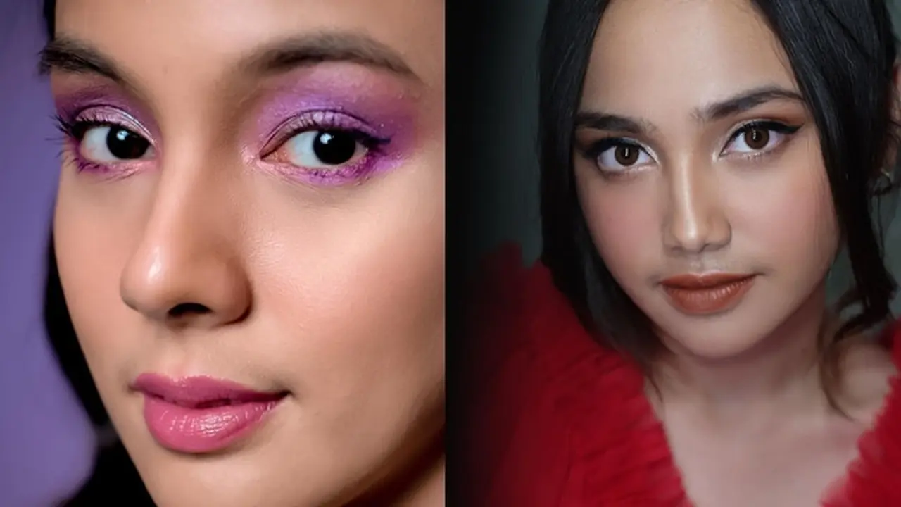 Biasa Tampil Natural, Potret 6 Artis dengan Polesan Makeup Tebal Ini Bikin Pangling