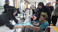 Bupati Banyuwangi Ipuk Fiestiandani saat meresmikan kantor BPN Inklusif di Kantor BPN Banyuwangi, Singotrunan, Kamis (5/9/2024).