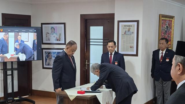 Pelantikan empat Ketum Pordasi oleh KONI