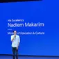 Mendikbud Nadiem Makarim dalam acara Google for Indonesia (Liputan6.com/ Agustin Setyo W).