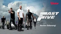 Film Fast Five bisa ditonton di Vidio sekarang (Dok. Vidio)