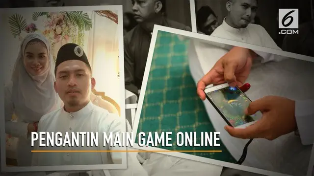 VIDEO: Pengantin Main Mobile Legend Jelang Akad Nikah