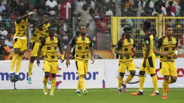FOTO: Ghana Lolos ke Piala Dunia 2022 Usai Singkirkan Nigeria