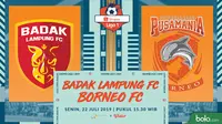 Liga 1 2019: Badak Lampung FC vs Borneo FC. (Bola.com/Dody Iryawan)