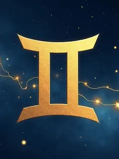 logo ramalan zodiak gemini (sumber: AI generated)