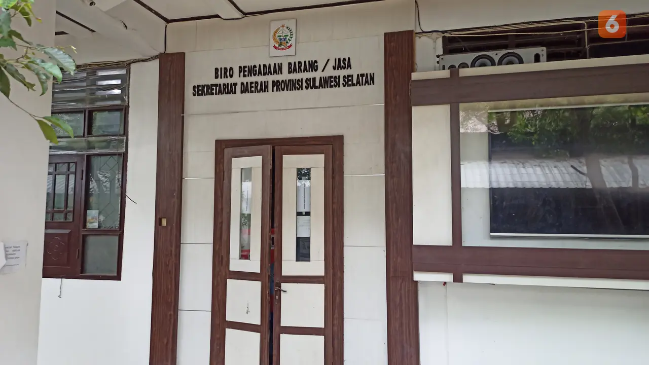 Biro Pengadaan Barang dan Jasa Pemprov Sulsel (Liputan6.com/Fauzan)