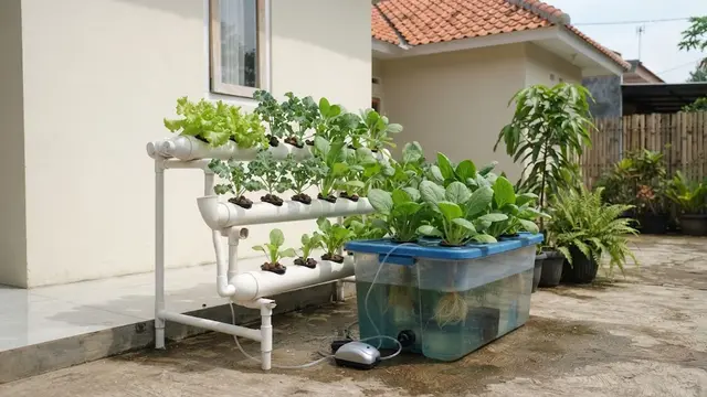 Kebun Sayur Minimalis di Pekarangan Rumah