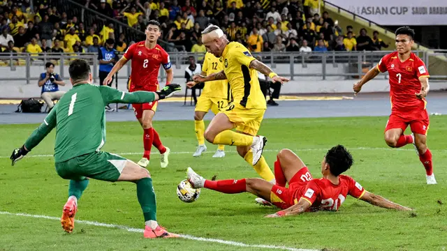 Foto: Beda Nasib dengan Tetangga, Malaysia Bantai Vietnam 4-0 di Kualifikasi Piala Asia 2027