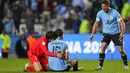Uruguay U-20 berhasil menjadi juara Piala Dunia U-20 2023 setelah mengalahkan Italia U-20 dengan skor tipis 1-0. (AP Photo/Natacha Pisarenko)