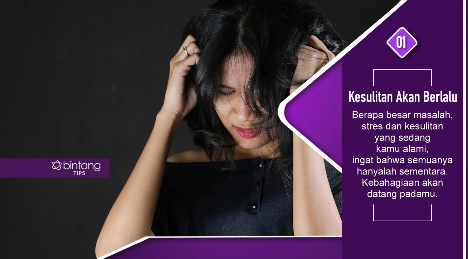 Cara menjadi bahagia. (Foto: Adrian Putra, Model: Arieni Mayesha, Digital Imaging: Nurman Abdul Hakim/Bintang.com)