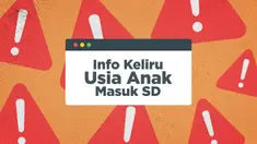 Thumbnail hoaks sepekan usia anak masuk sd
