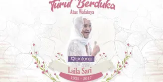 Laila Sari dimakamkan di Tempat Pemakaman Umum (TPU) Karet Bivak, Blok AA II, Unit Islam, Tanah Abang, Jakarta Pusat, Hari ini, Selasa .