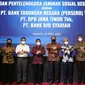 BPJS melakukan MoU dengan tiga mitra perbankan yaitu, Bank Tabungan Negara, Bank Pembangunan Daerah Jawa Timur (Bank Jatim), dan Bank BJB Syariah.