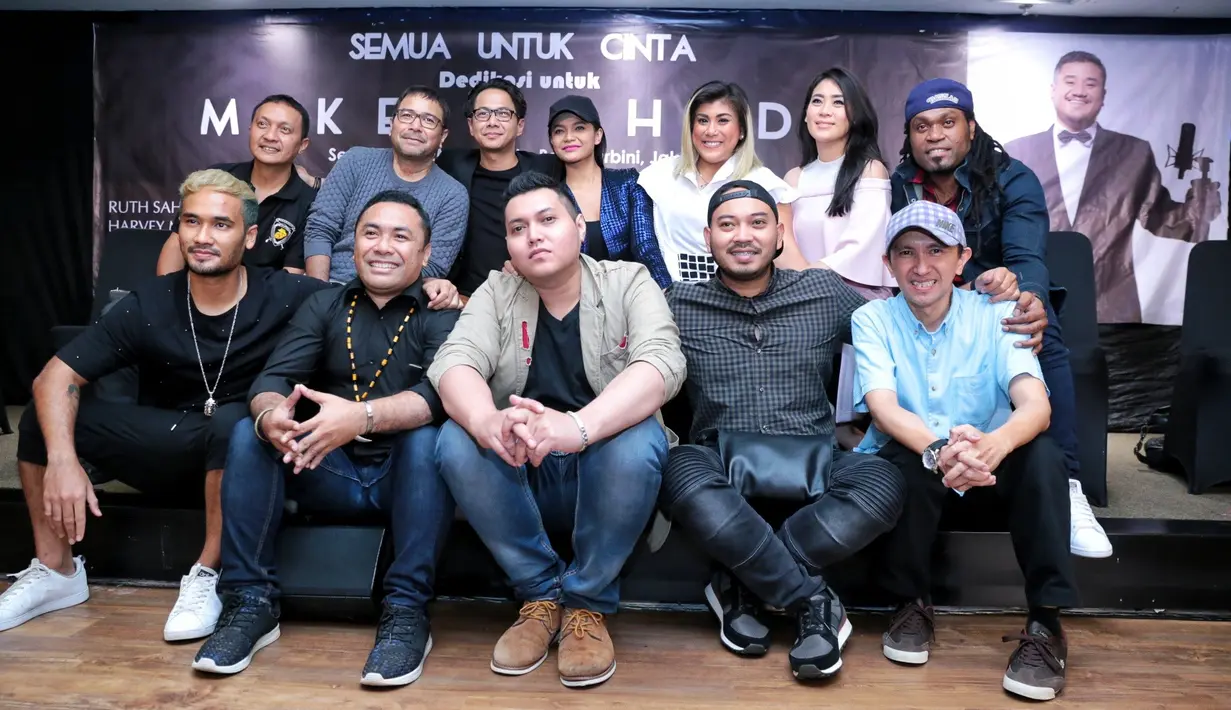 Selain JFlow konser itu juga akan dimeriahkan oleh  Sammy Simorangkir, Tohpati, Judika, Citra Scholastika, Dirly, Giselle, Joy Tobing, Harvey Malaiholo, Ruth Sahanaya, Helena, Nowela, dan masih banyak lagi. (Adrian Putra/Bintang.com)