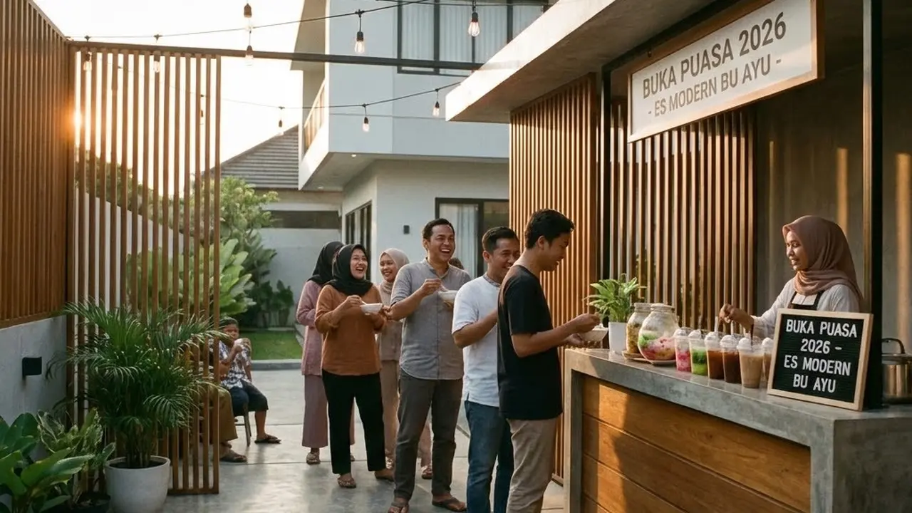 Ide Teras Rumah untuk Jualan Es saat Buka Puasa 2026