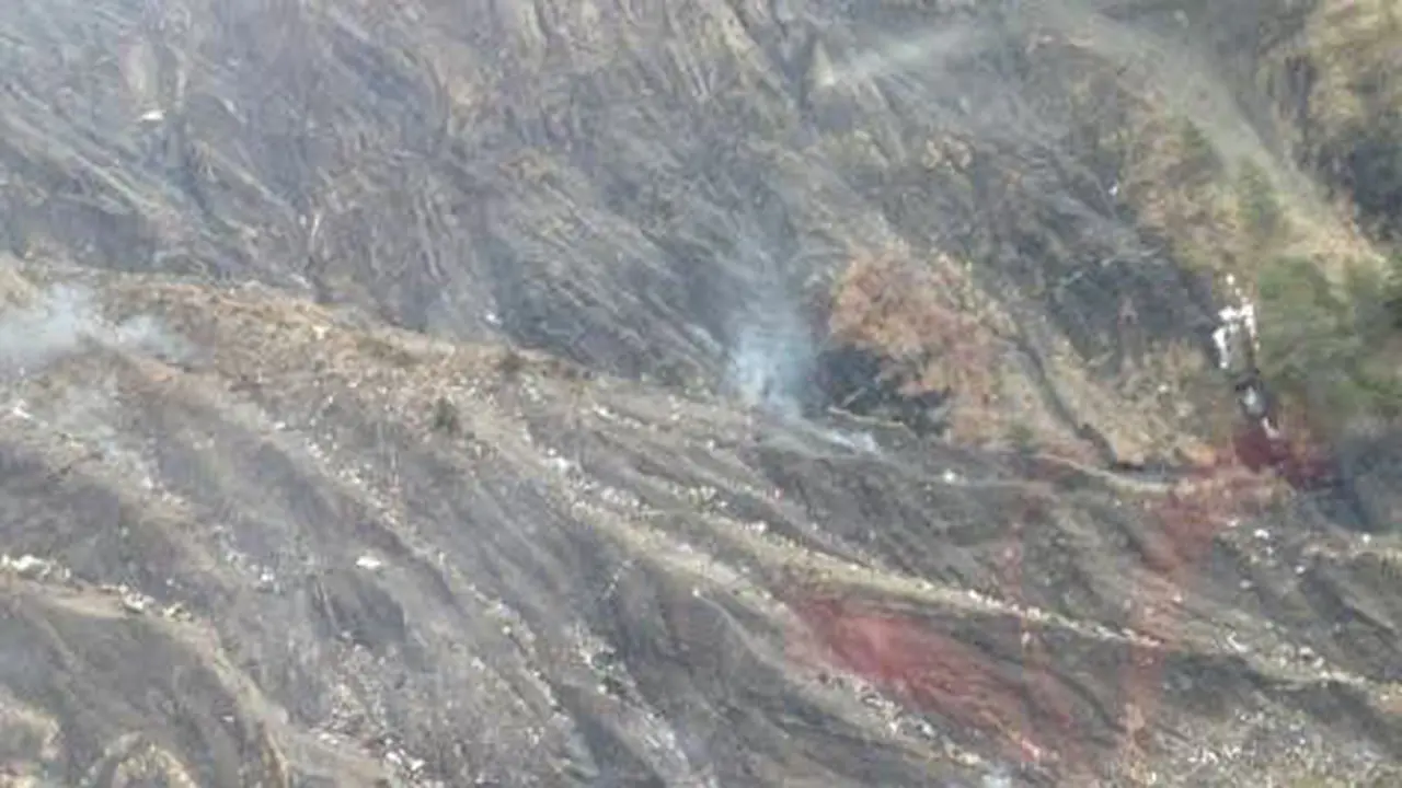 Lokasi jatuhnya Germanwings 