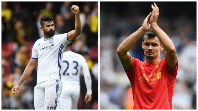 Diego Costa Vs Dejan Lovren (Reuters/Tony O'Brien/Dylan Martinez)