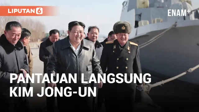 Kim Jong-un Pantau Pembangunan Kapal Perang