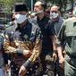 Mantan Panglima TNI Jenderal (Purn) Gatot Nurmantyo menghadiri deklarasi Koalisi Aksi Menyelamatkan Indonesia (KAMI) Jawa Barat di Kota Bandung, Senin (7/9/2020). (Liputan6.com/Huyogo Simbolon)