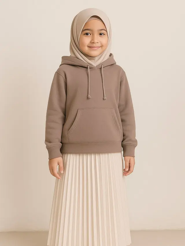 Pilihan Baju Perempuan Umur 10-12 Tahun ala Korea Muslim