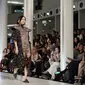 Berikut uniknya koleksi fashion Dibba yang terinspirasi dari sejarah monumen Surabaya. (Foto: Dok. Fashion Nation 2018)