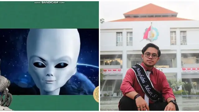 Ingat Imroatus Peserta Webinar Pakai Filter Alien? Ternyata Ini Sosok Aslinya
