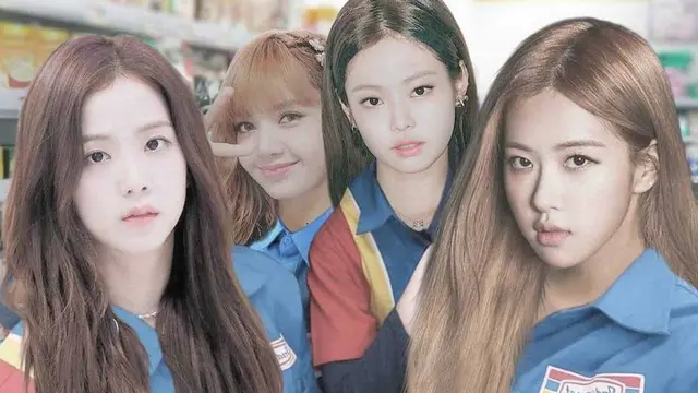 6 Editan Foto Blackpink Kompak Jaga Warung Ini Kocak