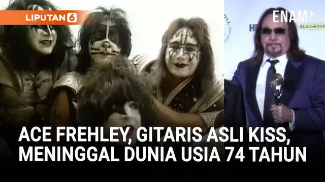 Gitaris Asli Band Legendaris KISS Ace Frehley Meninggal Dunia di Usia 74 Tahun