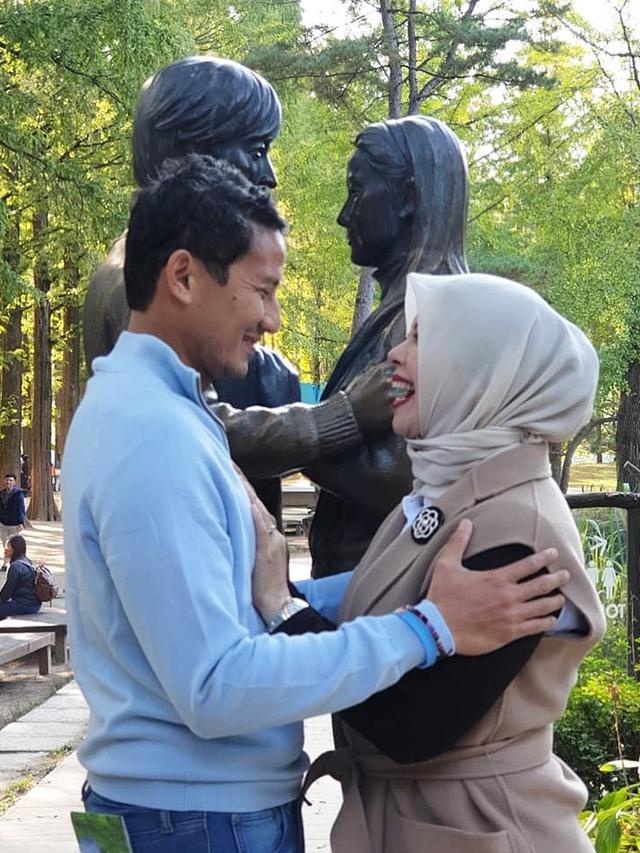 Sandiaga Uno dan Nur Asia