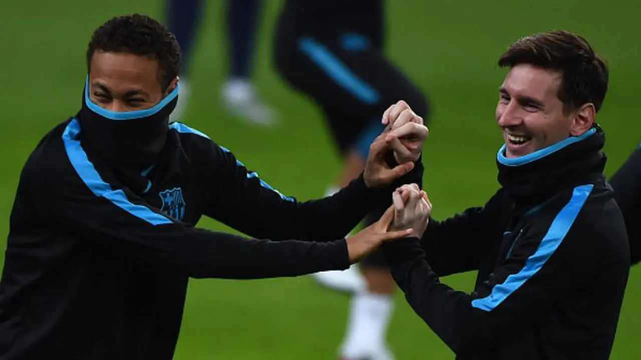 Neymar dan Lionel Messi