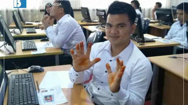 tinggalkan pernikahan demi tes cpns (foto: Twitter/ @BKNgoid)