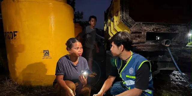 PNM Peduli Perluas Bantuan Gempa NTT, Kini Sediakan Akses Air Bersih di Pengungsian