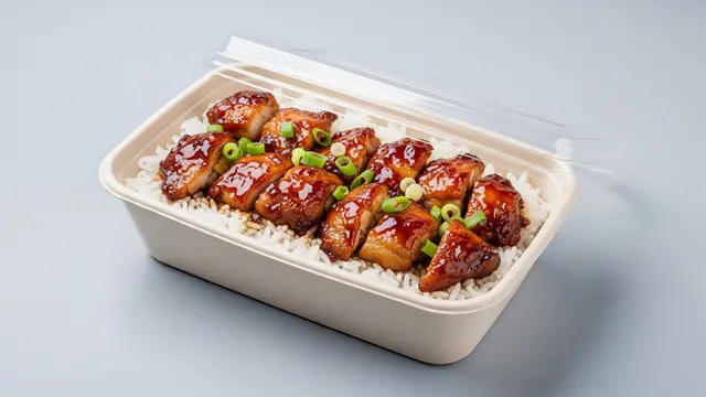 Nasi Putih Ayam Kecap Mini