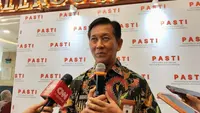 Deputi Bidang Advokasi, Penggerakan dan Informasi BKKBN Sukaryo Teguh Santoso dalam acara Program PASTI (Partnership to Accelerate Stunting Reduction in Indonesia) di Lumire Hotel &amp; Convention Center, Jakarta pada Kamis, 14 Desember 2023. (Dok Liputan6.com/Fitri Haryanti Harsono)
