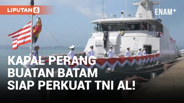 TNI AL Sambut Dua Kapal Perang Baru yang Diproduksi di Batam