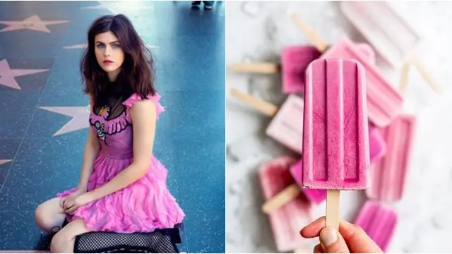 Cocoklogi Alexandra Daddario sebagai es krim stik