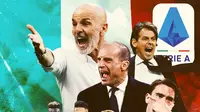 Serie A - Ilustrasi Liga Italia Pelatih dan Pemain Serie A Musim 2022-23 (Bola.com/Adreanus Titus)