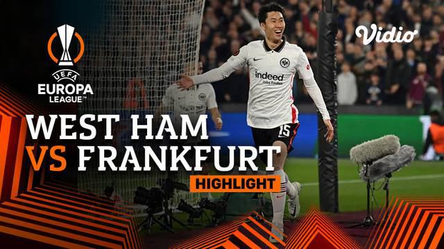 Berita video highlights Liga Europa West Ham United Vs Eintracht Frankfurt, Jumat (29/4/22)